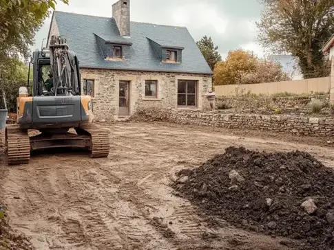 pose fosse septique Morlaix-5